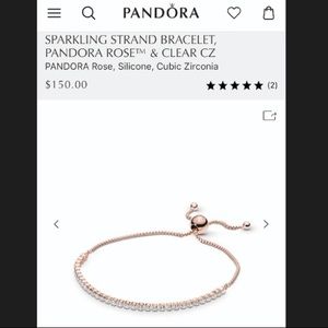 Pandora Rose Sparkling Strand Bracelet